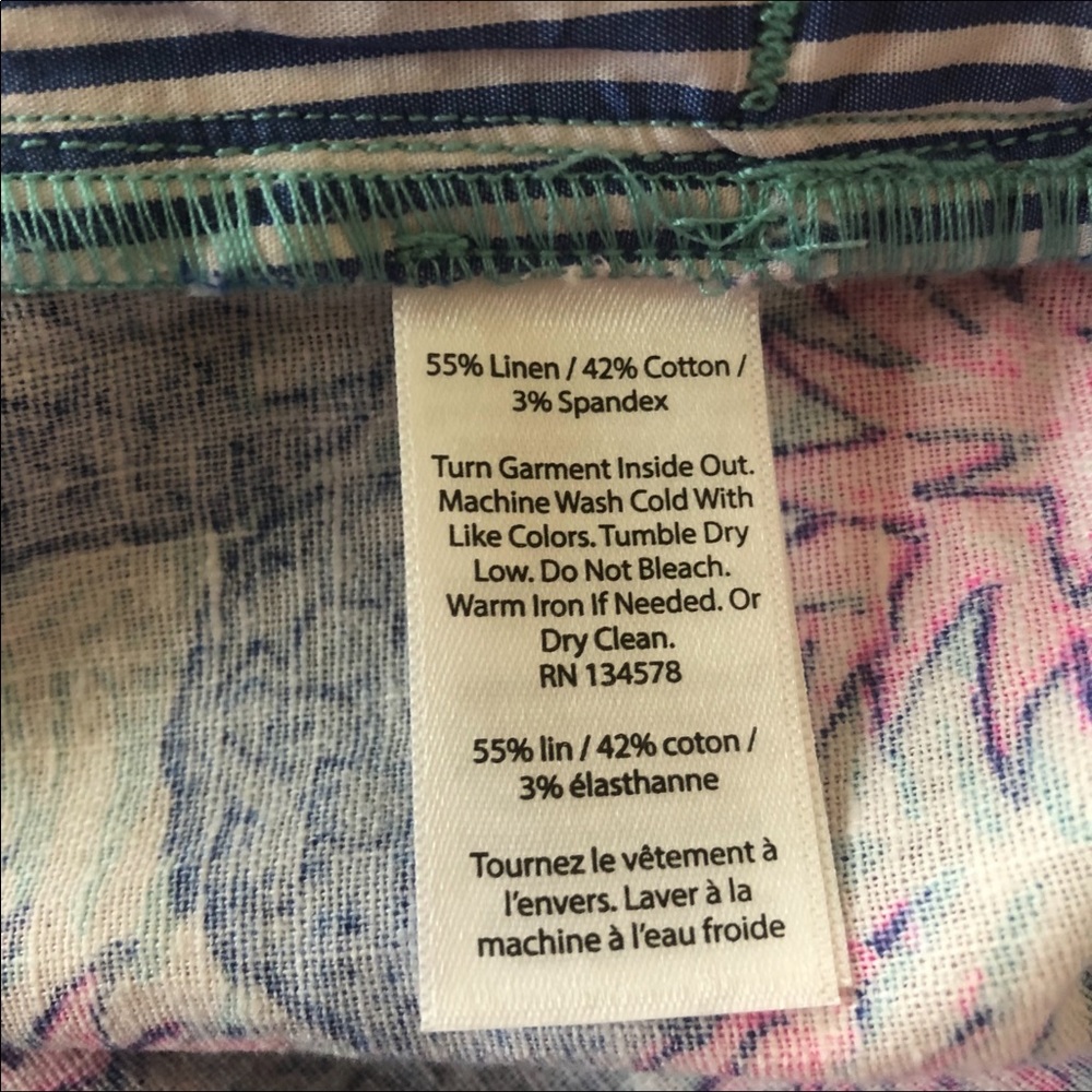 Vineyard Vines | Caicos Linen Blend Crop Pants 🍍 - Picture 8 of 8